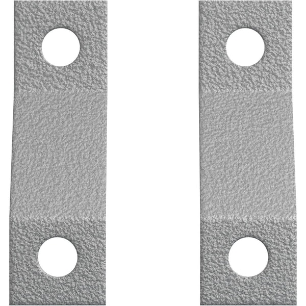Ekena Millwork Premium Z-Brackets for Barn Door Track (set of 2), PC Chrome GB6001TZCR - main